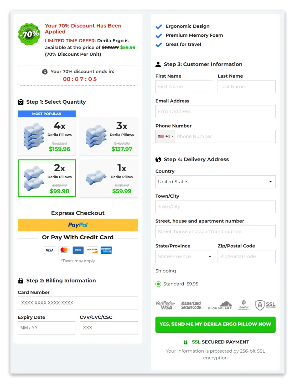 derila-ergo-order-page
